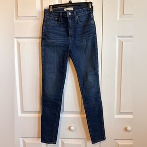 Madewell Dark Indigo Skinny Jeans